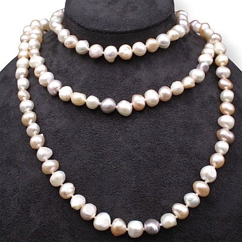 Real pearl necklace - real,