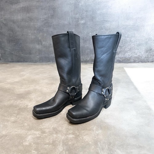 Vintage frye black leather - leather, 12r