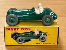 Dinky Toys 23G Cooper Bristol green racing car in near mint in fair original box