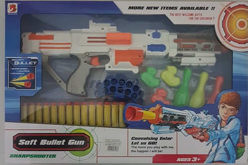Kids soft dart bullet - kids, gun