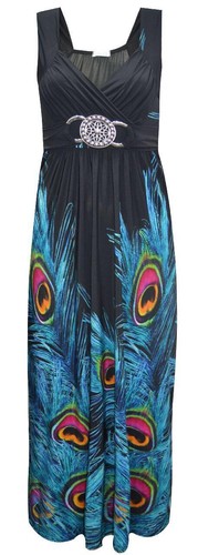 Womens buckle maxi dress - womens,