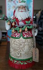 New ENESCO X JIM SHORE Christmas Santa "A Partridge In A Pear Tree" Ornament 