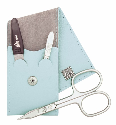 Genuine leather sky blue erbe - leather, sky-blue
