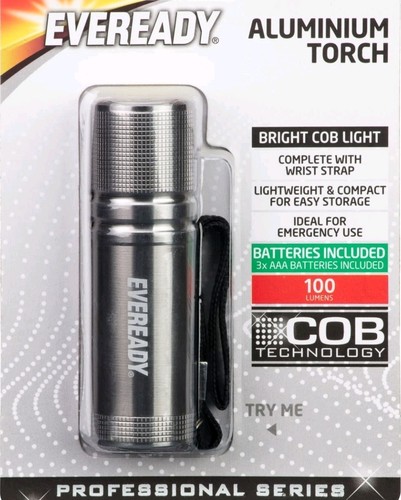Eveready aluminium led torch - led,