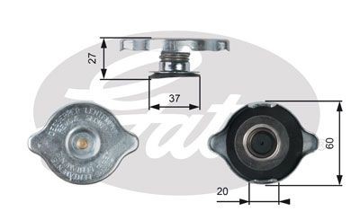 Gates radiator cap for - gates,