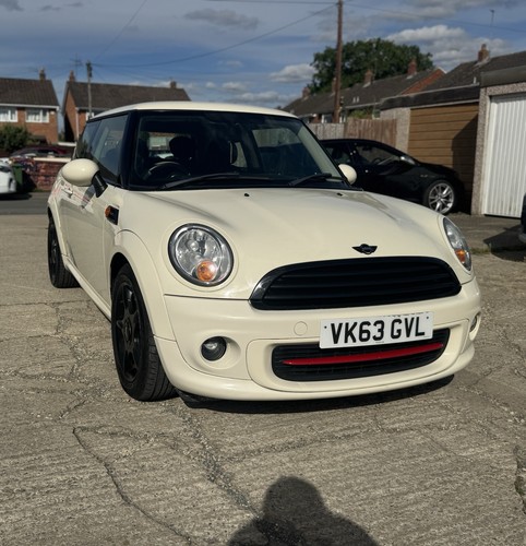 White mini one 50k - 50k, miles