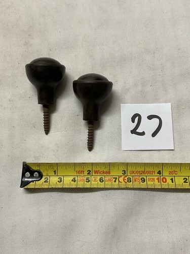 Pair antique bakelite door - pair,