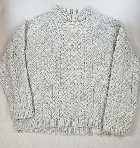 Vintage hand knitted - hand, cream