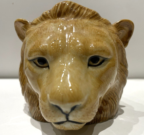 Quail ceramics lion head - quail,