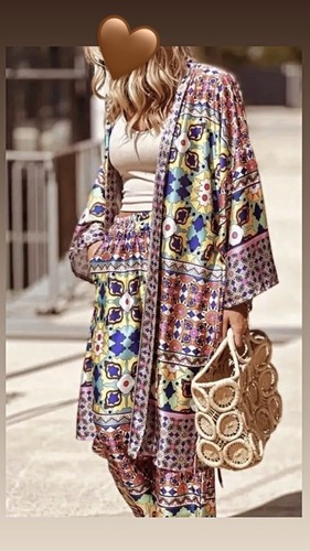 Zara printed kimono - kimono, kaftan