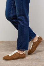 Oasis Beige Trainers Womens