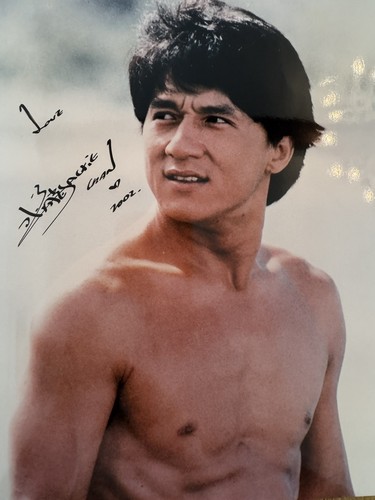 Jackie chan genuine signed - genuine,