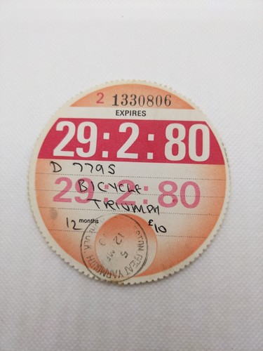 Triumph motorbike stamped - triumph,
