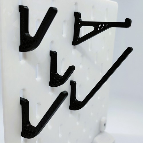 Pegboard hook kit ikea - 5x,
