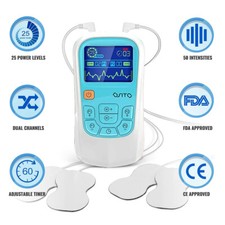 OSITO TENS Unit EMS Muscle Stimulator Rechargeable Pulse Massager Machine