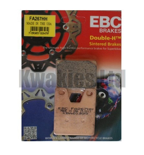 Ebc rear brake pads - rear, fa267hh