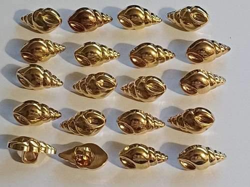 14mm little gold tone - x,