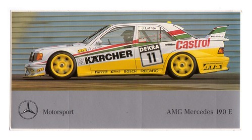Amg mercedes 190e sticker - amg,