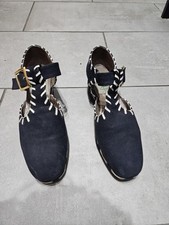 Vintage Red or Dead Ladies T-Bar Shoes, Size 5