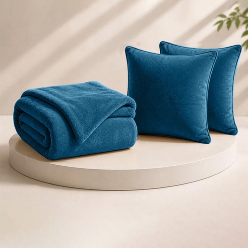 Fleece blanket cushion cover - blanket, &