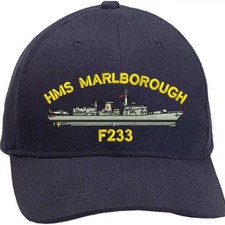 HMS Marlborough Embroidered Baseball Caps