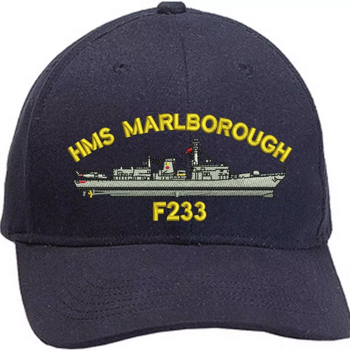 Hms marlborough embroidered - hms,