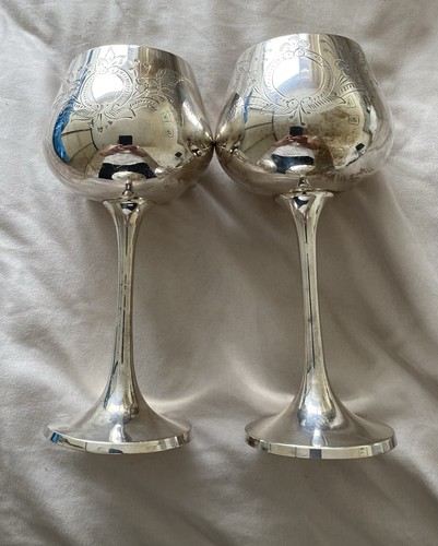 Stainless steel goblets with - goblets,