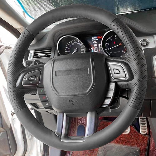 Custom leather steering wheel - leather,