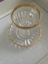 Traditional Tea Turkish/Arabic Glass Tea Cups Set of 12 with Saucers Used