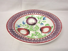 Stick Spatterware Spongeware Style Fruit Shallow Bowl