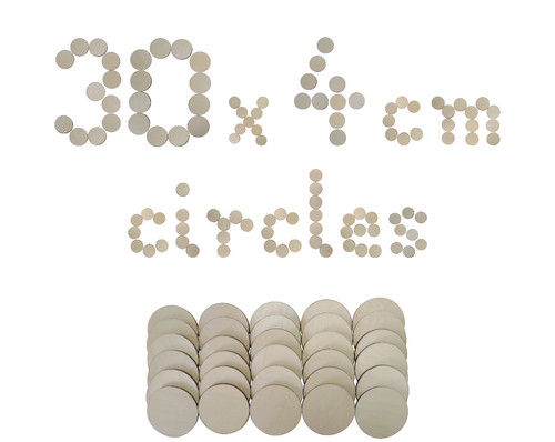 Wooden circle disc blanks - disc,