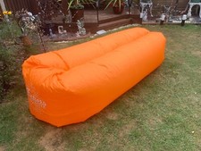 Inflatable Portable Lounger, 2025 Upgrade Waterproof Anti-Air Leaking 