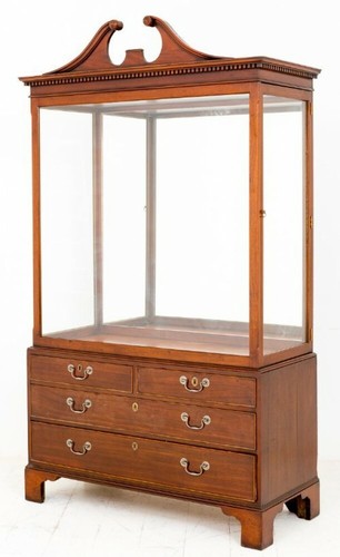 Antique display cabinet - antique,