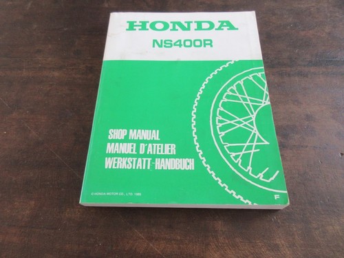 Honda ns400r shop repair - ns400r,