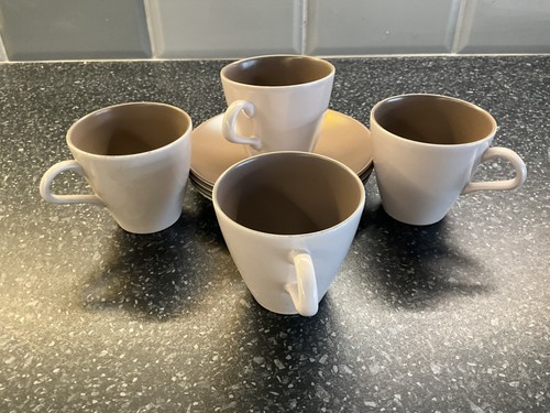 Poole twintone pottery sepia - pottery,