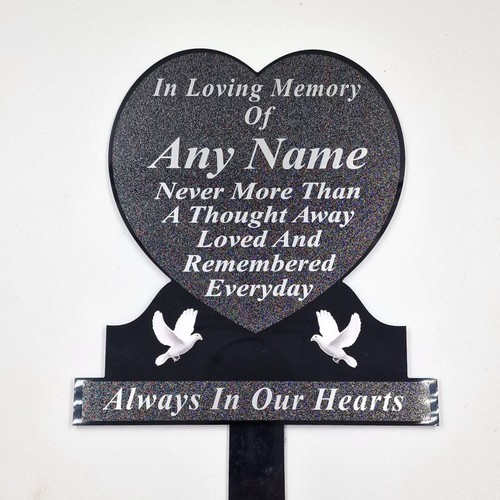 Memorial plaque grave heart - memorial,