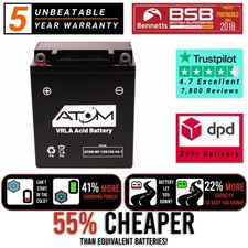 12N12A-4A-1 Atom AGM Motorcycle Battery for Honda CB 500 Four 1971-1978