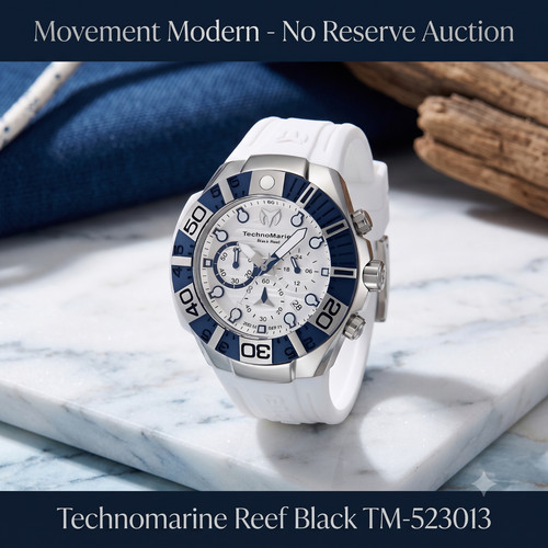 Technomarine reef black chrono - black,