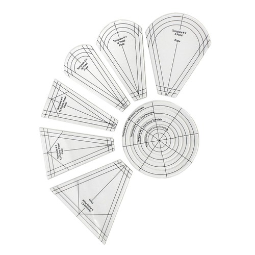 Acrylic dresden plate - acrylic, template