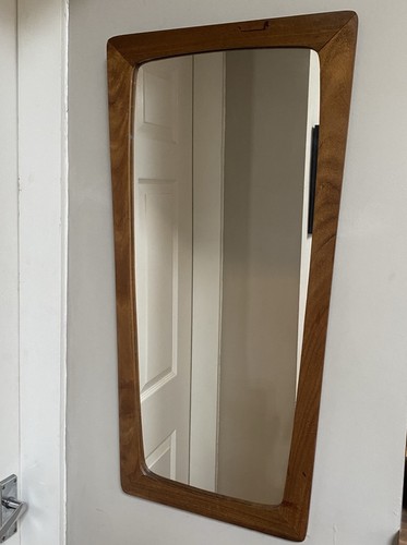 Mid century teak wall mirror - century,
