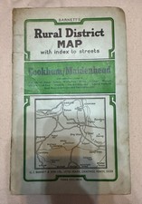 Rural District Map – Barnett’s – Cookham & Maidenhead – Vintage Local Map