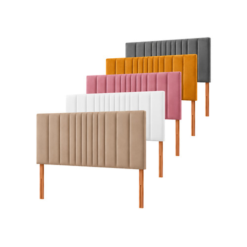 Lined headboard padded - lined,