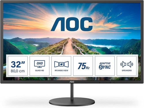 Aoc q32v4 wqhd - aoc, qhd