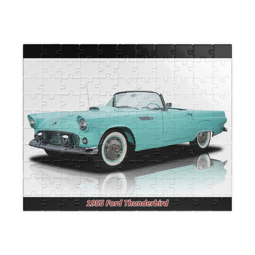 1955 ford thunderbird jigsaw - thunderbird,