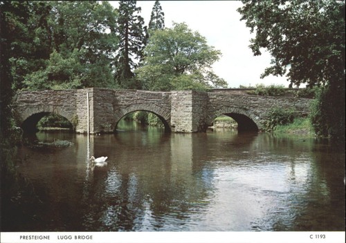 Lugg bridge presteigne - lugg,