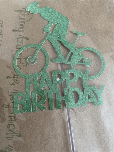 Bike cake topper cycle bmx - cake,