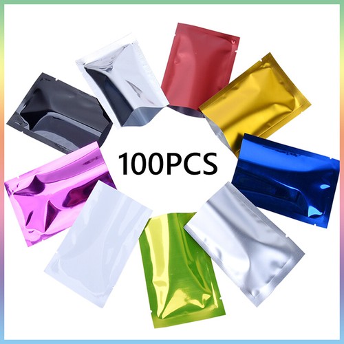 Coloured aluminium foil bag - aluminium,