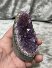 267g Purple Natural Crystal Cluster Amethyst Stone Geode Raw Quartz Uruguay