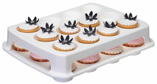 Cup cake carrier two tier - 24,