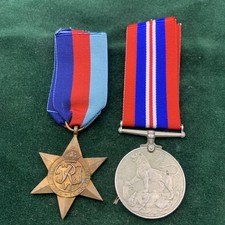 WW2 1939-45 Star and war medal